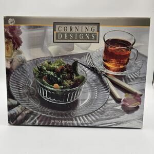 Corning Designs Sensation 20-Pc Dinnerware Clear Set 199'2